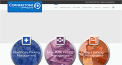 Desktop Screenshot of cornerstoneparking.com